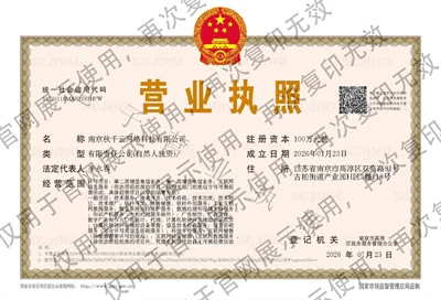 南京秋千云网络科技有限公司营业执照